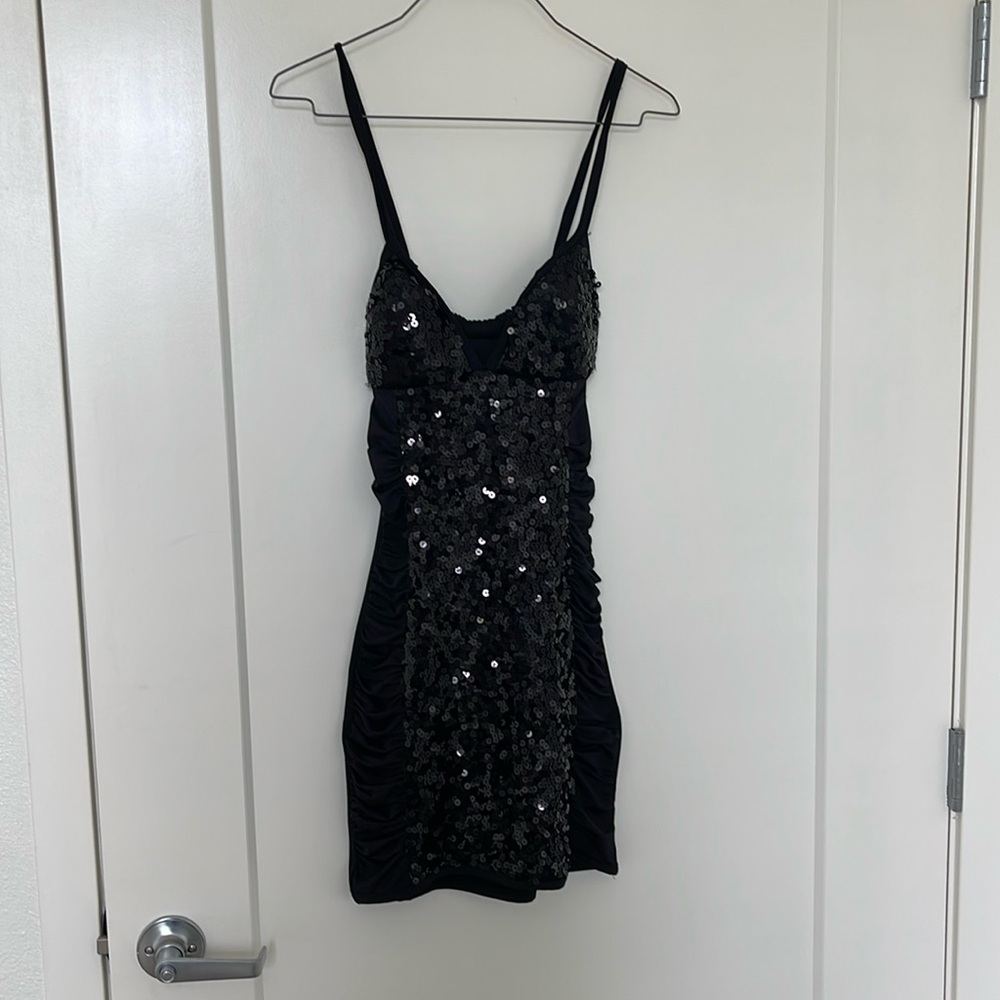 Sexy sequin mini dress